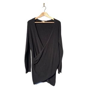 ANTHROPOLOGIE‎ | Stowe Wrap V-Neck Sweater Tunic